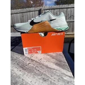 NIKE METCON 7 LIGHT SILVER/BLCK [CZ8281 003] US MEN SZ 8 W/Box, No Lid